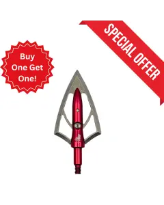 OverKill Silver Flame® 125 Double Bevel Broadhead