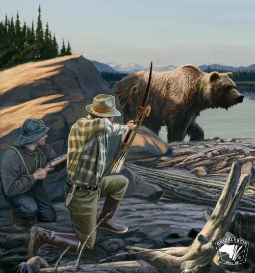 Close Quarters GrizzlyStik Alaska Bowhunting Supply Brown Bear