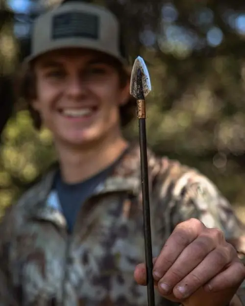 Dr Ed Ashby Big Game Arrow & Broadhead System on Bull Elk