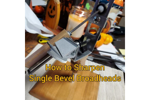 How to sharpen Single Bevel Broadheads