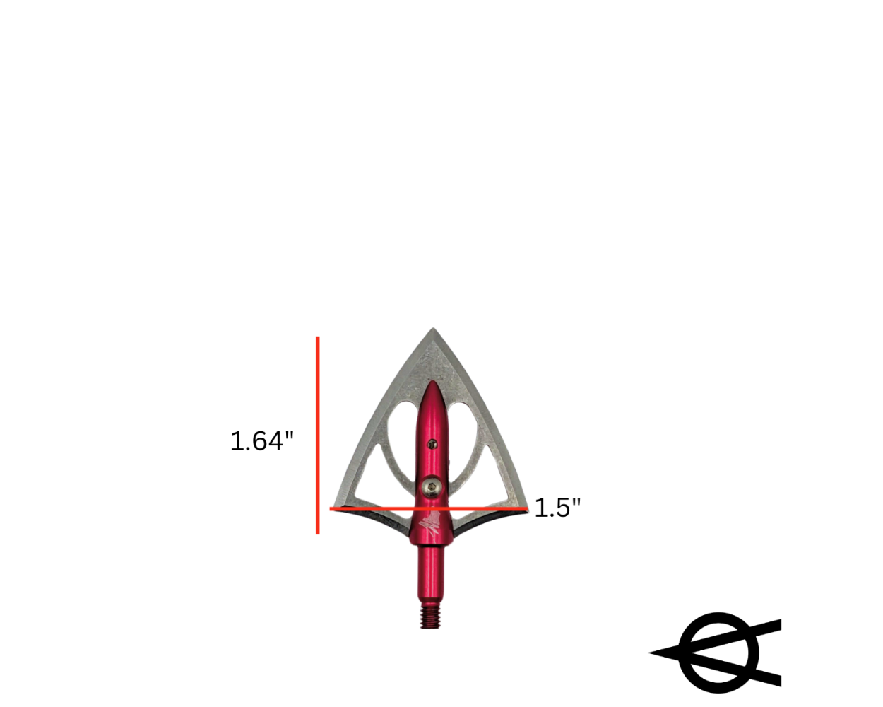 OverKill Silver Flame® 125 grain XL Double Bevel Broadhead