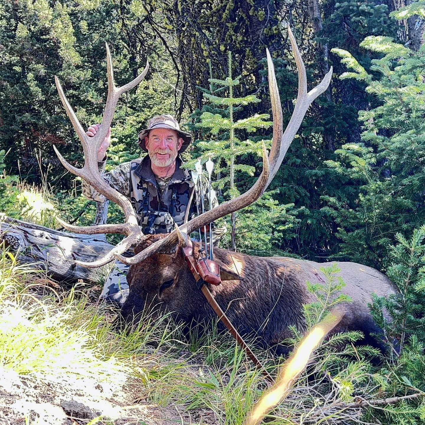 Bull Elk Stickbow Hunt Success