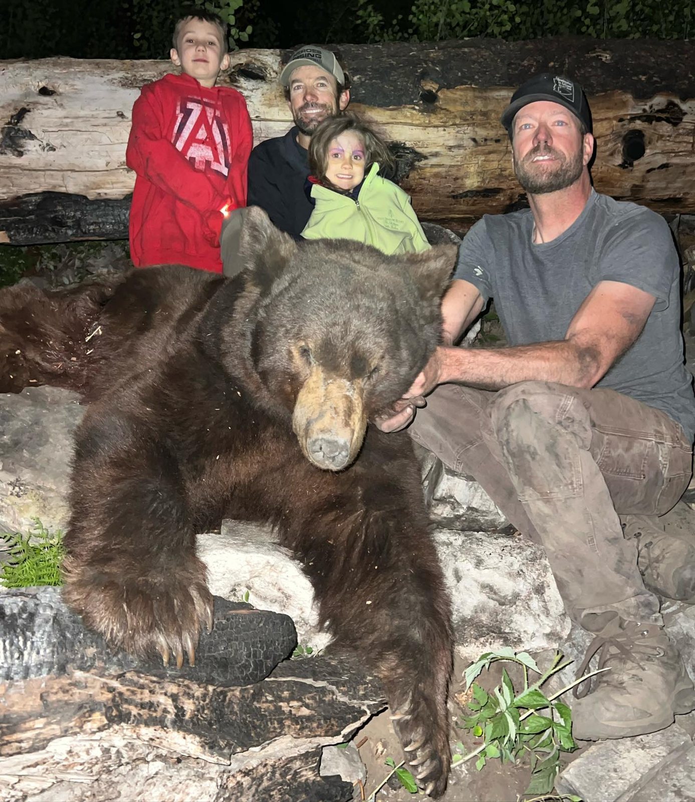 Black Bear taken with GrizzlyStik, bowhunting success story