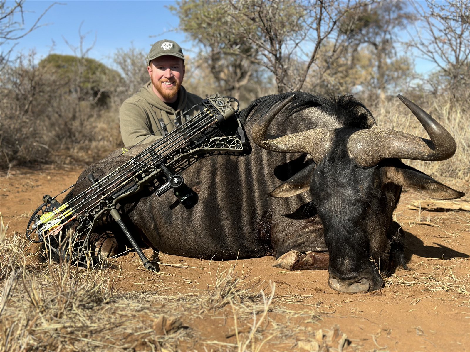 Kudu + Warthog + Plains Game taken with GrizzlyStik, bowhunting success story
