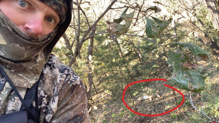 Whitetail Buck taken with GrizzlyStik, bowhunting success story