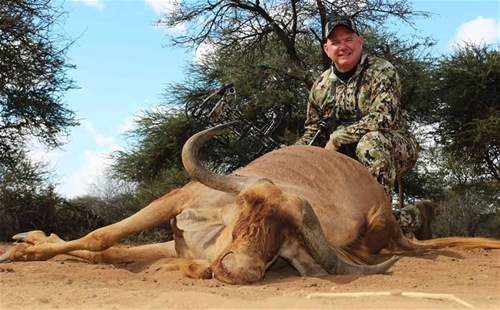 Golden Wildebeest Heart Shot