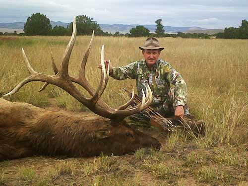 Bull Elk with a 150 grain Silver Flame