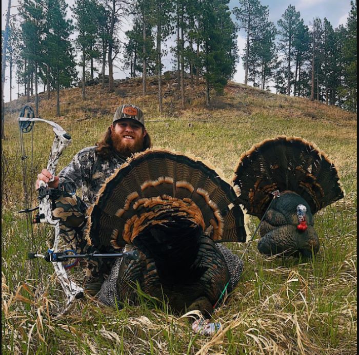 Turkey Taken With an OverKill Silver Flame 200 XXL Broadhead
